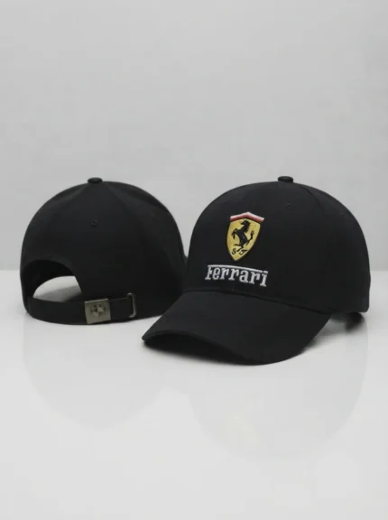 ferrari cap black