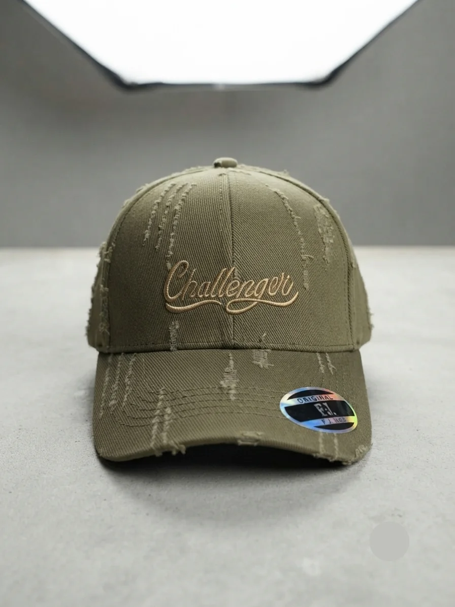 Denim Damaged Cap - Image 3